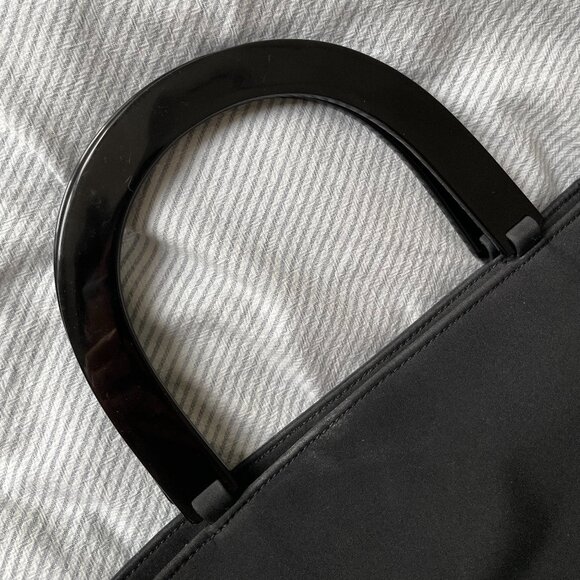 Vintage Esprit Laser Cut Acetate Handle Purse - Picture 3 of 5